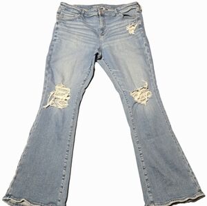 AE Stretch High-Waisted Skinny Kick Jean 20 Regular